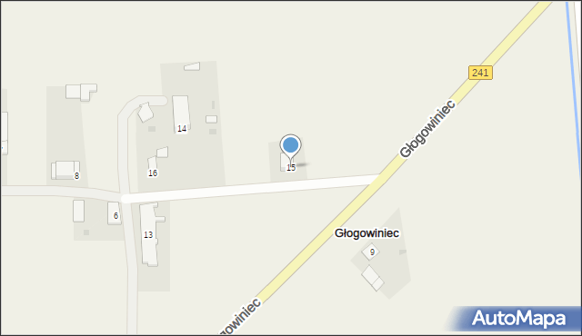 Głogowiniec, Głogowiniec, 15, mapa Głogowiniec