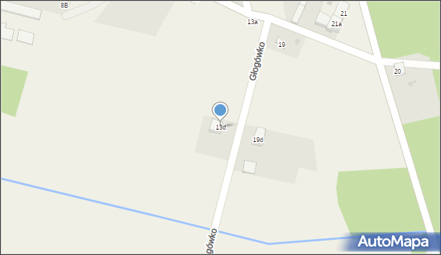 Głogówko, Głogówko, 13d, mapa Głogówko