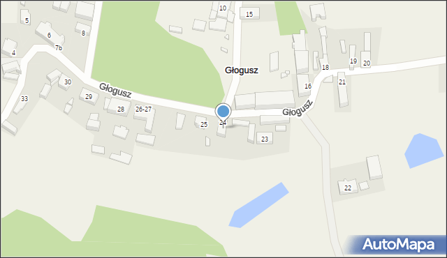 Głogusz, Głogusz, 26, mapa Głogusz