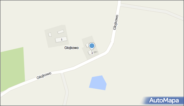 Głojkowo, Głojkowo, 4, mapa Głojkowo