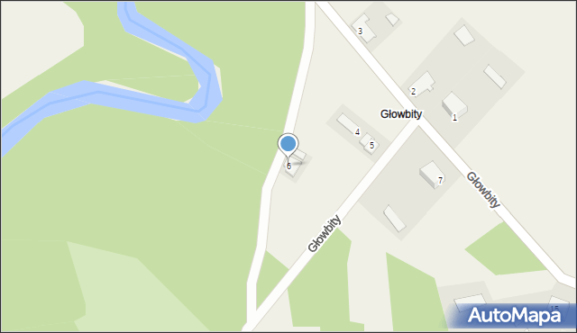 Głowbity, Głowbity, 6, mapa Głowbity