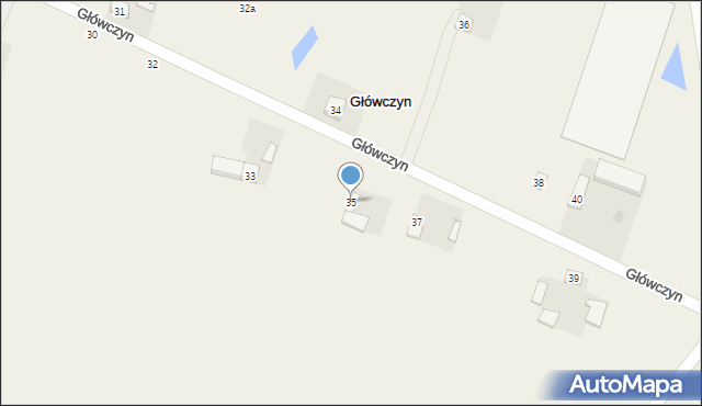 Główczyn, Główczyn, 35, mapa Główczyn