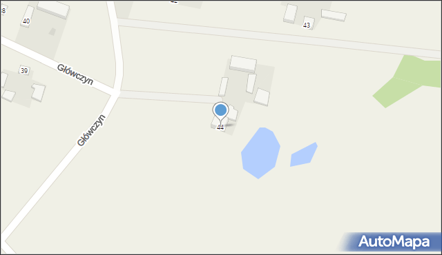 Główczyn, Główczyn, 44, mapa Główczyn