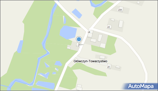 Główczyn-Towarzystwo, Główczyn-Towarzystwo, 17, mapa Główczyn-Towarzystwo