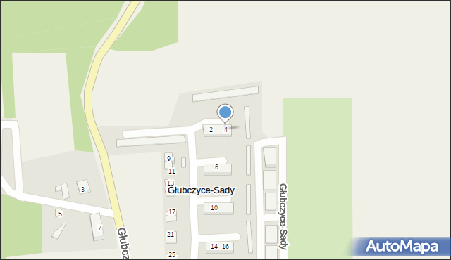 Głubczyce-Sady, Głubczyce-Sady, 4, mapa Głubczyce-Sady
