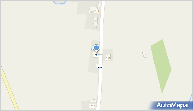 Głuchów, Głuchów, 221, mapa Głuchów