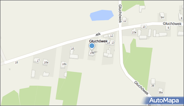 Głuchówek, Głuchówek, 15b, mapa Głuchówek