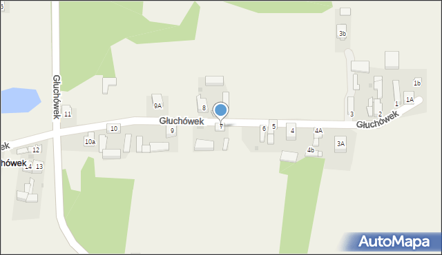 Głuchówek, Głuchówek, 7, mapa Głuchówek