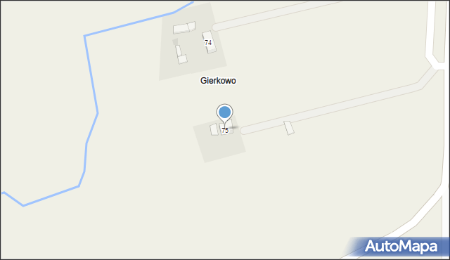 Głuponie, Głuponie, 75, mapa Głuponie