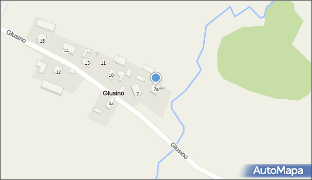 Głusino, Głusino, 7a, mapa Głusino