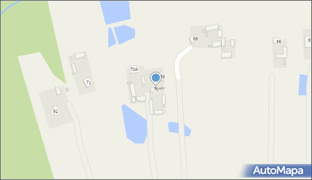 Głusko Duże-Kolonia, Głusko Duże-Kolonia, 70, mapa Głusko Duże-Kolonia