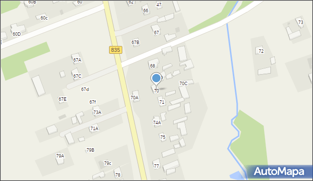 Głuszczyzna, Głuszczyzna, 70, mapa Głuszczyzna