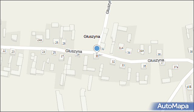 Głuszyna, Głuszyna, 30, mapa Głuszyna