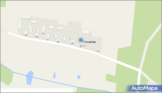 Głuszyna, Głuszyna, 64, mapa Głuszyna