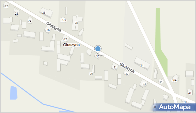 Głuszyna, Głuszyna, 30, mapa Głuszyna