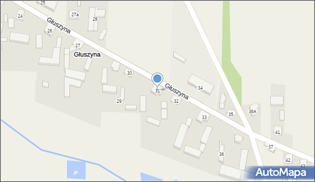 Głuszyna, Głuszyna, 31, mapa Głuszyna