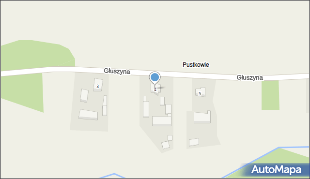 Głuszyna, Głuszyna, 4, mapa Głuszyna