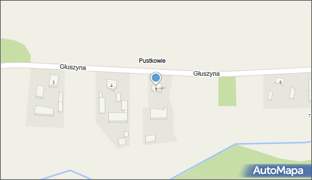 Głuszyna, Głuszyna, 5, mapa Głuszyna