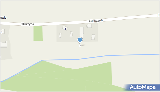 Głuszyna, Głuszyna, 7, mapa Głuszyna