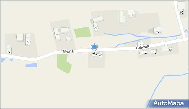 Gostków, Główna, 72a, mapa Gostków