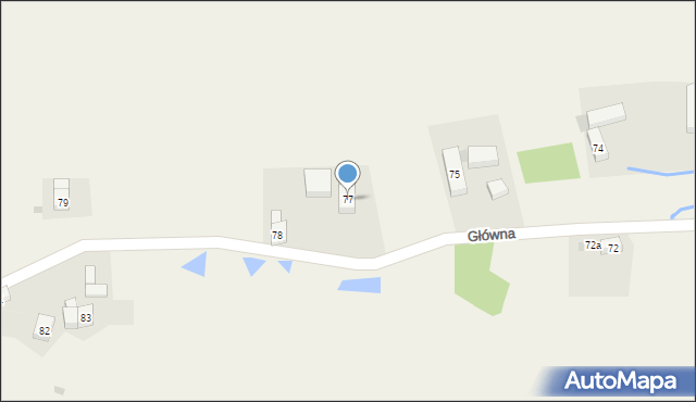 Gostków, Główna, 77, mapa Gostków