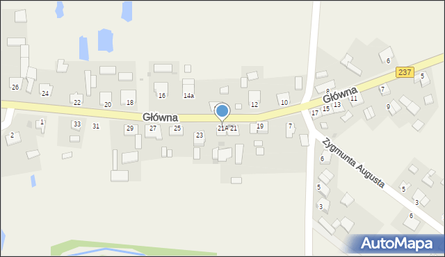 Gostycyn, Główna, 21A, mapa Gostycyn