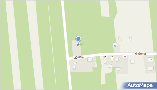 Grabce-Towarzystwo, Główna, 60, mapa Grabce-Towarzystwo