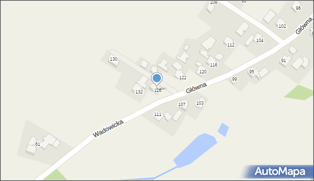 Graboszyce, Główna, 126, mapa Graboszyce