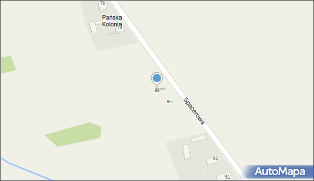 Grabówka, Główna, 88, mapa Grabówka