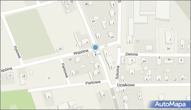 Grębocice, Głogowska, 6, mapa Grębocice