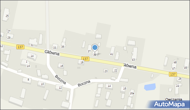 Grochowo, Główna, 39, mapa Grochowo