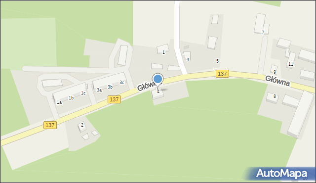 Grochowo, Główna, 4, mapa Grochowo