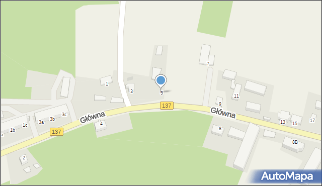 Grochowo, Główna, 5, mapa Grochowo