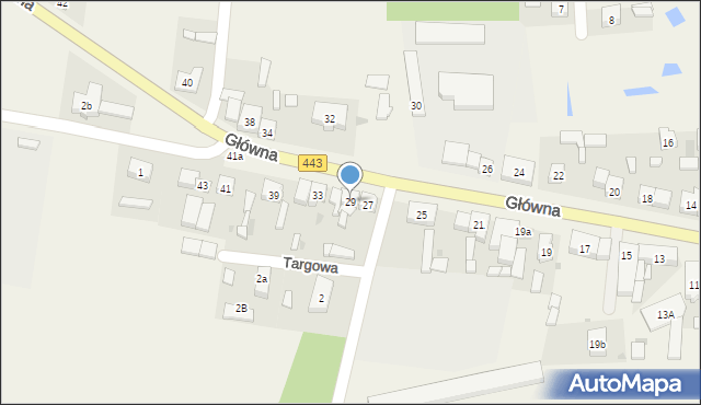 Grodziec, Główna, 29, mapa Grodziec