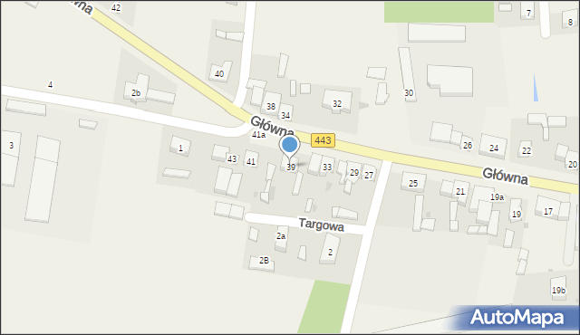 Grodziec, Główna, 39, mapa Grodziec