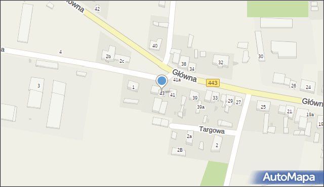 Grodziec, Główna, 43, mapa Grodziec