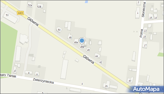 Grodziec, Główna, 46a, mapa Grodziec