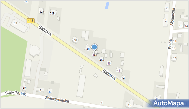 Grodziec, Główna, 48a, mapa Grodziec