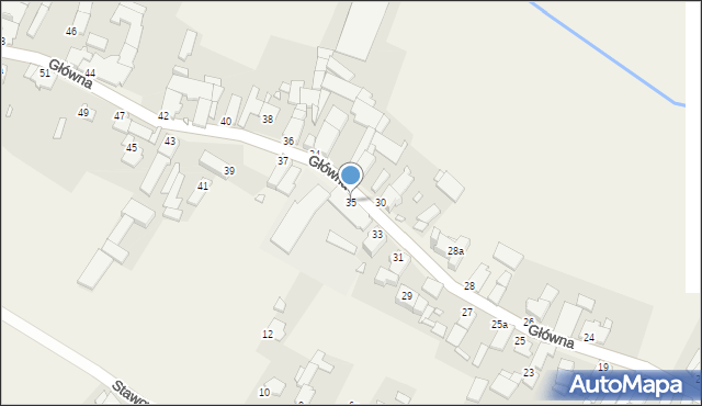 Grodzisko, Główna, 35, mapa Grodzisko