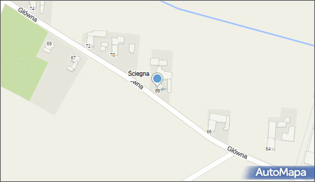 Grodzisko, Główna, 68, mapa Grodzisko