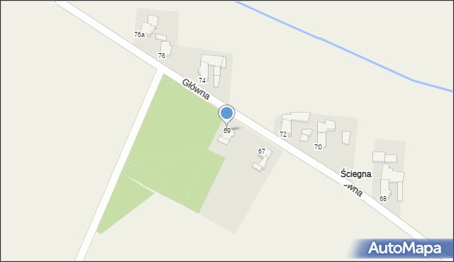 Grodzisko, Główna, 69, mapa Grodzisko