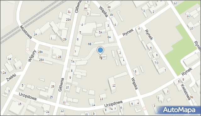 Jabłonowo Pomorskie, Główna, 7B, mapa Jabłonowo Pomorskie