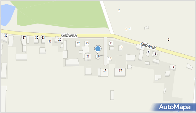 Janczewo, Główna, 19, mapa Janczewo