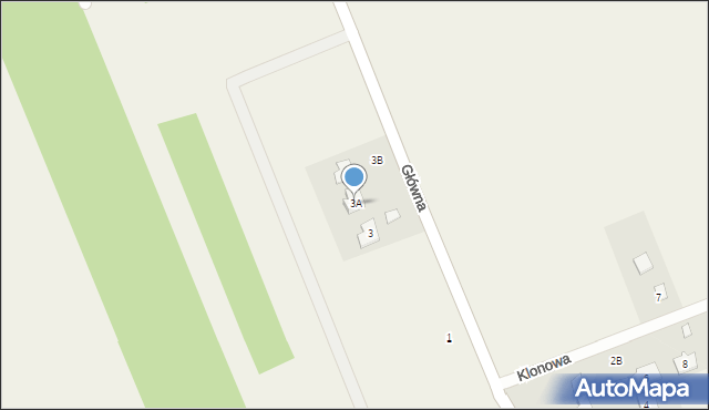 Jaroszowa Wola, Główna, 3A, mapa Jaroszowa Wola