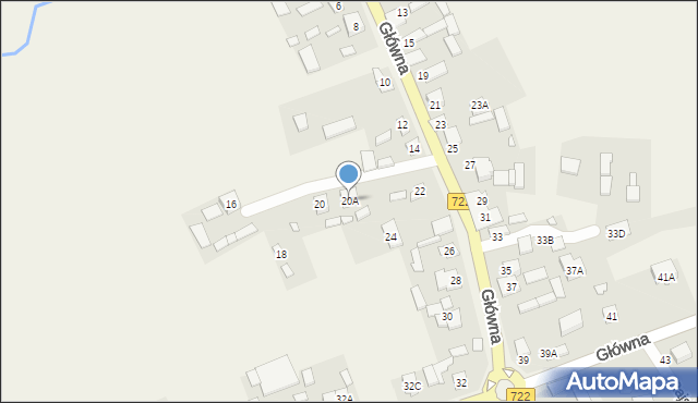 Jazgarzew, Główna, 20A, mapa Jazgarzew