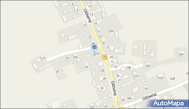 Jazgarzew, Główna, 22, mapa Jazgarzew