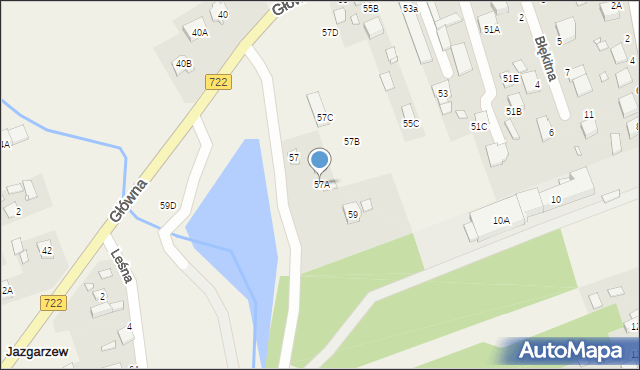 Jazgarzew, Główna, 57A, mapa Jazgarzew