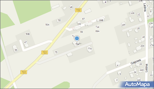 Jazgarzew, Główna, 75A, mapa Jazgarzew