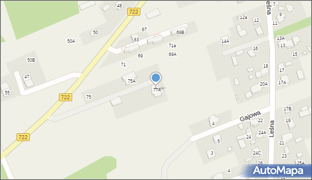 Jazgarzew, Główna, 77A, mapa Jazgarzew