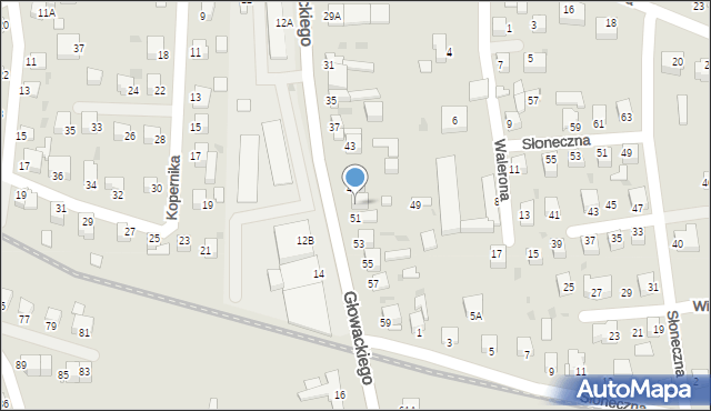 Jędrzejów, Głowackiego Bartosza, 47, mapa Jędrzejów